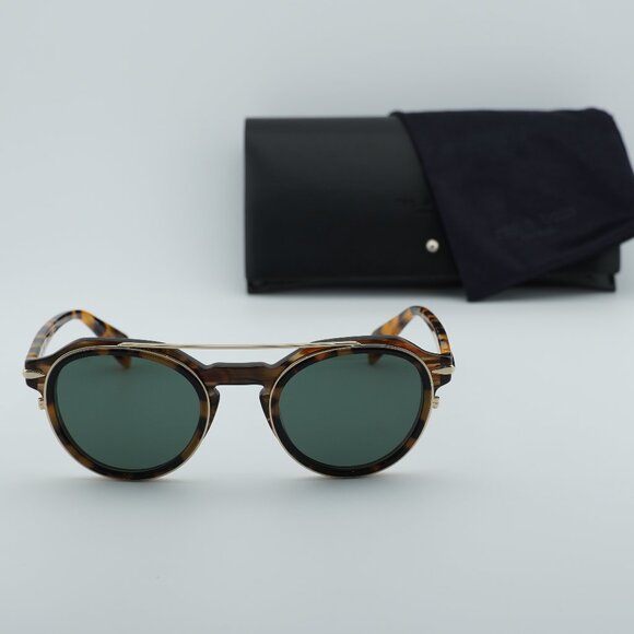 Rag & Bone RNB6006/S 0086 QT Square Sunglasses - Havana/Green - Picture 3 of 9